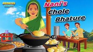 NANIS CHOLE BHATURE  HEART TOUCHING STORY  STREET FOOD  HINDI STORY [upl. by Johnath]