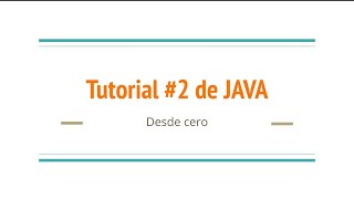 Tutorial 2  Numeros binarios octales y hexadecimales en JAVA [upl. by Britta]