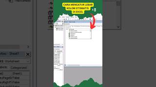 Cara mengatur kolom otomatis di excel excelindonesia exceltricks belajarexcelpemula [upl. by Elyc303]