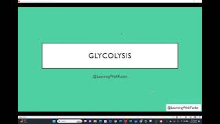 Glycolysis Glycolysis Made Easy [upl. by Ocsic]