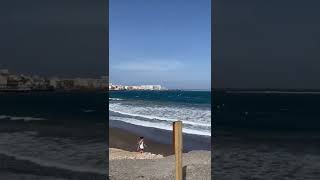 El Medano Surfer Strand Teneriffa tenerife surf kitesurfing atlantic canaryislands elmedano [upl. by Nwavahs]