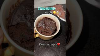 2 minutes perfect chocolate mug cake in microwave shorts mugcake [upl. by Oletha]