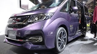 4KHONDA STEPWGN SPADA HYBRID ホンダ・ステップワゴンスパーダ  大阪モーターショー2015 [upl. by Ycniuqal561]