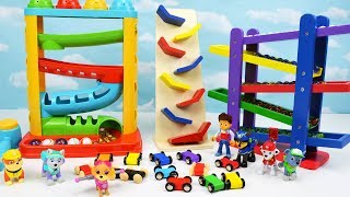 Learn Colors with Marbles and Wooden Toys  The Paw Patrol [upl. by Cram]