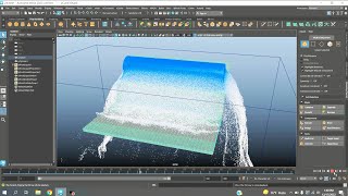 Creating a 3D Waterfall animation in Maya 2023 like Hollywood movies [upl. by Anallij]