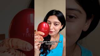 60 sec review of the viral foundation 🔥tirabeauty X TIRTIRGLOBAL shorts makeup new viral [upl. by Aicirtac]