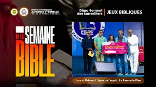 Jour4SemainedelabibleVendredi 27 septembre 2024Jeux bibliques [upl. by Lamphere]