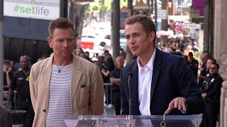 Hayden Christensen speech at Ewan McGregors Hollywood Walk of Fame star ceremony [upl. by Gillette994]