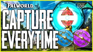 Palworld How To 100 CAPTURE PALS All The Time  How Spheres Work Tips and Tricks [upl. by Boyes]