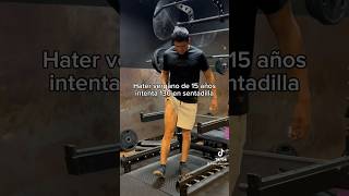 Levanto 130kg en sentadilla😈 sin ofender [upl. by Ossy]