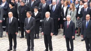 Invalides  lhommage solennel de tout un pays à Pierre Mauroy [upl. by Cully]