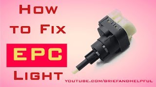 How to Fix EPC Light [upl. by Haldane]