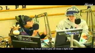 ENG 111212 MinWook talking about Eunhyuk amp Donghae single  EunHae as guests in KTR [upl. by Hackney]