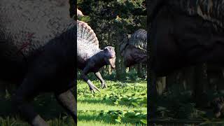 🦖TRex REXY vs SPINOSAURUS in Jurassic World Evolution 2 jurassicworld dinosaurs jurassicpark [upl. by Manwell83]