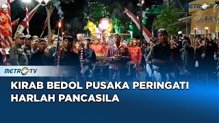 Warga Blitar Kirab Bedol Pusaka Sambut Harlah Pancasila [upl. by Ayila353]