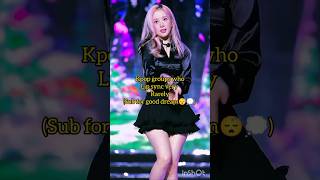 Kpop groups who lip sync very rarely ✨ kpop kpopedit fypシ゚viral [upl. by Notsirb]