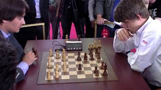 GM Morozevich Russia  GM Carlsen Norway 2013 FF [upl. by Keating677]