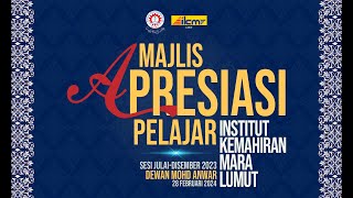 MAJLIS APRESIASI PELAJAR SESI JULAIDISEMBER 2023 [upl. by Leander668]