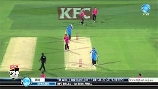 Strikers v Sixers semi final highlights [upl. by Ahsekyt]