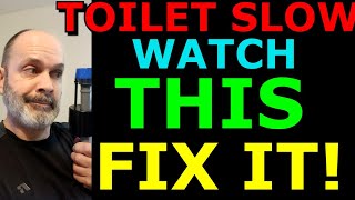 Toilet Slow Fill Fix Watch Before You Install [upl. by Nyraa]