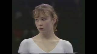 Svetlana Boginskaja URS  Olympics 1988  Floor Exercise Final [upl. by Thorman]