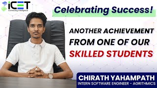 Meet Chirath Yahanpath whos paving his way to success with iCET [upl. by Astraea375]