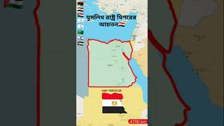 Map Of Egypt  মুসলিম রাষ্ট্র মিশরের আয়তন youtubeshorts geography🌎 maptraveler Egypt 2024 [upl. by Obadias]