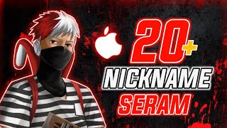 KEREN amp SERAM😈NAMA FF SERAM‼️Nickname FreeFire Gak Pasaran  FREE FIRE BATTLEGROUNDS [upl. by Jemina]