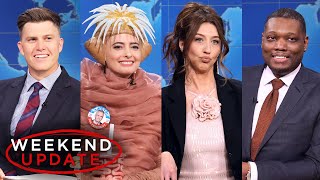 Weekend Update ft Sarah Sherman and Heidi Gardner  SNL [upl. by Nobile]