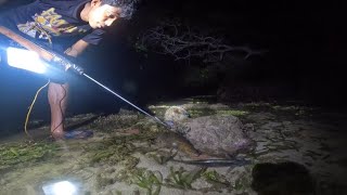 Night Spearfishing sa Hibasan ang Daming Isda  Catch amp Cook [upl. by Yrallih544]