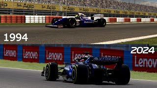 Imola 1994 VS 2024  Williams FW16 amp FW46  Assetto Corsa [upl. by Jereld171]