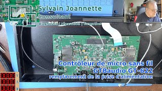 Contrôleur de microphone sans fil GTDaudio G622  Prise alimentation  Sylvain Joannette Consultant [upl. by Layla519]