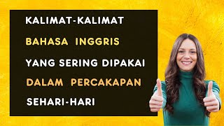 Untuk Pemula  Kalimat Bahasa Inggris Yang Sering Dipakai Dalam Percakapan Seharihari  Ep90 [upl. by Cuda151]