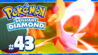 Pokemon Brilliant Diamond Part 43 CATCHING CRESSELIA Gameplay Walkthrough [upl. by Fay]