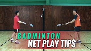 Badminton Tips  Net Play  Coach Andy Chong [upl. by Raffaello610]