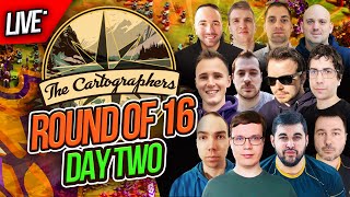 The Cartographers 15000 Round of 16 MARATHON DAY TWO ageofempires2 [upl. by Notnarb156]