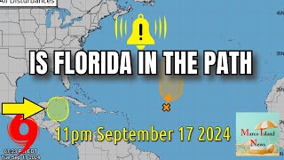 Is Florida In The Path  Tropics update  Marco Island News [upl. by Liuka]