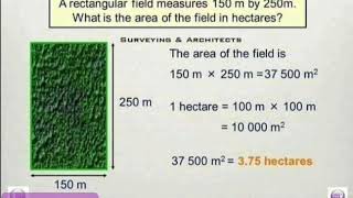 How to calculate area in hectares  how to measure are sqm to hectares how to calculate land area [upl. by Alletse]