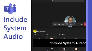 How to Share System Audio in Microsoft Teams [upl. by Erdnoed]