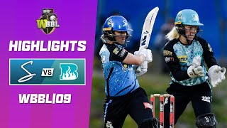 Adelaide Strikers v Brisbane Heat  WBBL09 [upl. by Waddington]