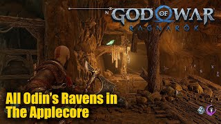 God of War Ragnarok  All Odins Ravens in The Applecore Svartalfheim [upl. by Sunev]