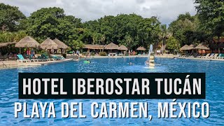 El hotel Iberostar Tucán TODO INCLUIDO en Playa del Carmen México [upl. by Hsakiv]