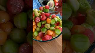 SALADE DE BILLES DE FRUITS ET LÉGUMES 🍉🥑🍈🥒 recette salades healthyfood fruits legumes [upl. by Daniels]