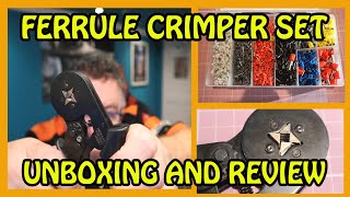 FERRULE CRIMPER KIT FROM AMAZONUNBOXING AND DEMO [upl. by Cianca]