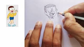 How to Draw Nobita The Ultimate StepbyStep Guide NobitaSketch AnimeArt Drawing doraemon [upl. by Nickey]