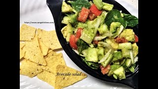 Avocado salad  Healthy salad with Butter fruit  Classic Avocado salad [upl. by Lessard168]