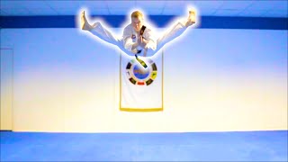 Martial Arts Tricking Sampler  Taekwondo Kicks amp Flips [upl. by Nickelsen]