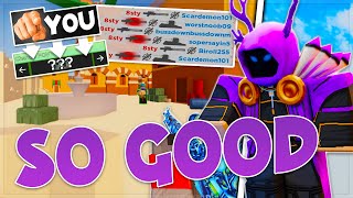 I used my FANS BEST SETTINGS in Roblox Arsenal [upl. by Elocn968]