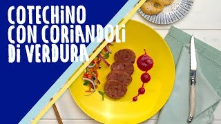 Ricetta di Cotechino Modena IGP con coriandoli di verdura [upl. by Solracnauj]