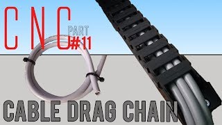 First DIY CNC build part 11  CABLE DRAG chains and WIRING stepper motors [upl. by Moon]